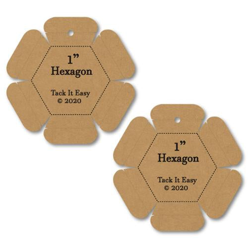 Tack it Easy Gadget 1” Hexie - Paper piecing