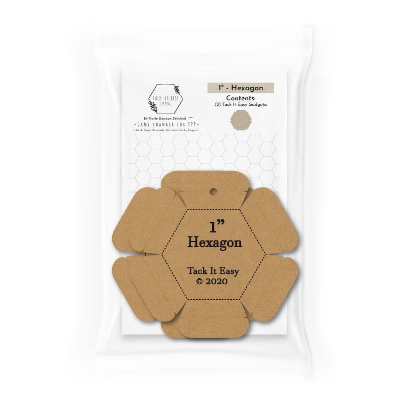 Tack it Easy Gadget 1” Hexie - Paper piecing