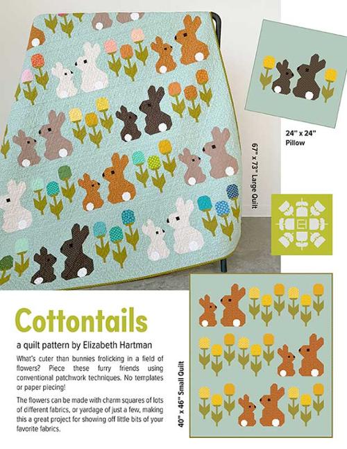 Cottontails Paper Pattern by Elizabeth Hartman