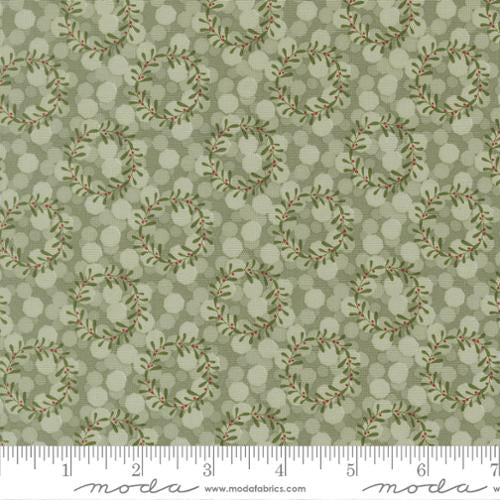 Gingerbread Lane Mistletoe Yardage for Moda - 26155 13 - PRICE PER 1/2 YARD