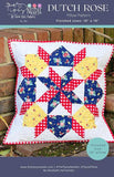 Dutch Rose Pillow Paper Pattern by The Tipsy Needle