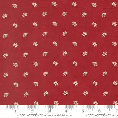 Joyful Gatherings II Deep Crimson Yardage for Moda - 49332 13 - PRICE PER 1/2 YARD