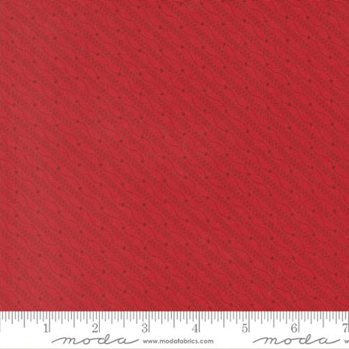 Joyful Gatherings II Crimson Yardage for Moda - 49334 12 - PRICE PER 1/2 YARD