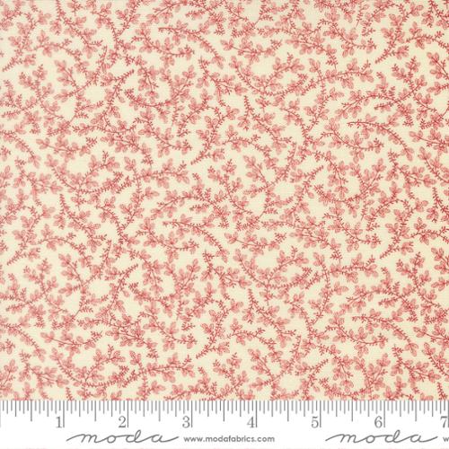Joyful Gatherings II Cloud Crimson Yardage for Moda - 49335 22 - PRICE PER 1/2 YARD