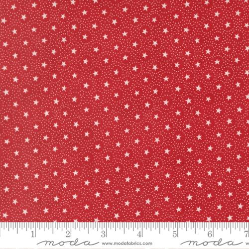 Joyful Gatherings II Crimson Yardage for Moda - 49336 12 - PRICE PER 1/2 YARD