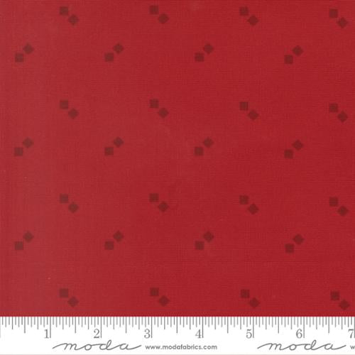 Joyful Gatherings II Crimson Yardage for Moda - 49339 12 - PRICE PER 1/2 YARD