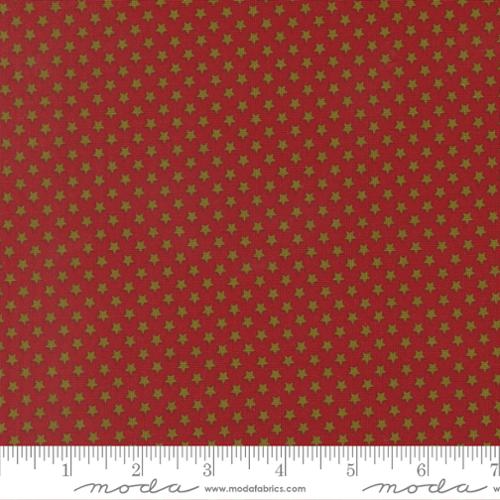 Chilly Star Bright Red Yardage for Moda - 55714 22 - PRICE PER 1/2 YARD
