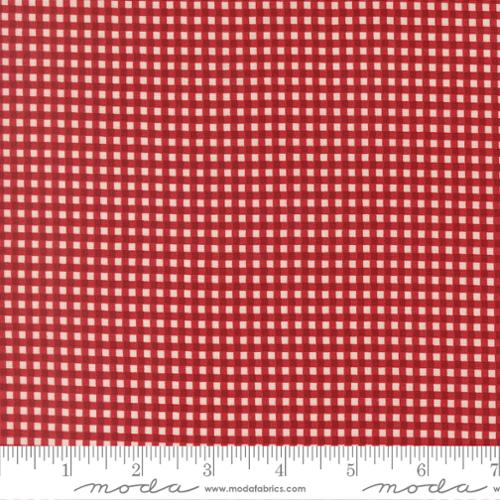 Chilly Gingham Red Yardage for Moda - 55716 12 - PRICE PER 1/2 YARD