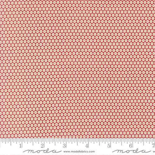 Chilly Snowball Red Yardage for Moda - 55718 12 - PRICE PER 1/2 YARD
