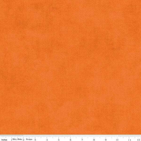 Shade Color Orange Yardage by Riley Blake Designs C200-ORANGE - PRICE PER 1/2 YARD