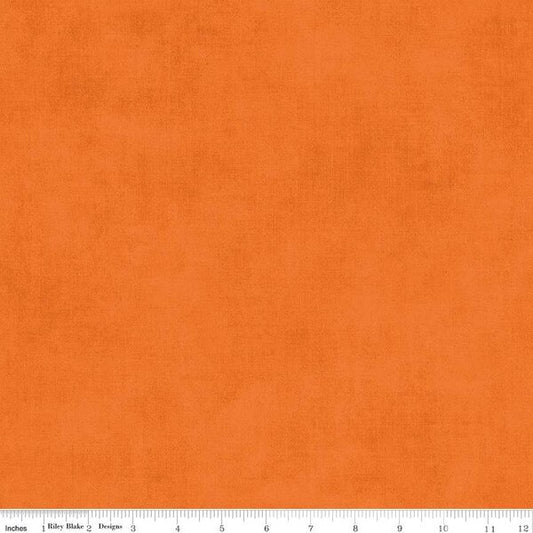 Shade Color Orange Yardage by Riley Blake Designs C200-ORANGE - PRICE PER 1/2 YARD