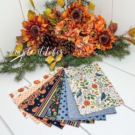 That’s a Wrap Spooky Edition Collection - Hands On Design & Summer House Stitch Workes- Simple Bundle (9) Fat 1/8 Bundle