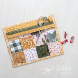 Patchwork Evermore Clear Vinyl Bag  - made by Myra
