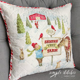 Tree Farm Pillow - made by Meg