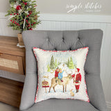 Reindeer Tours Pillow - made by Meg
