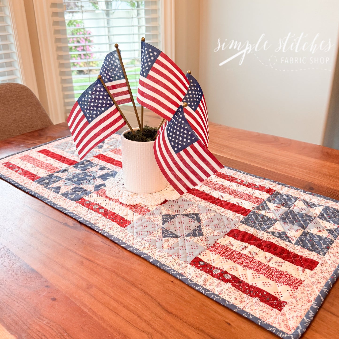 Stars and Stripes Runner- Made by Meg