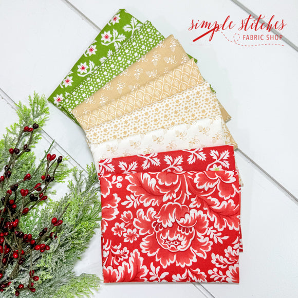 Buon Natale Simple Bundle (8) Fat Quarter Bundle