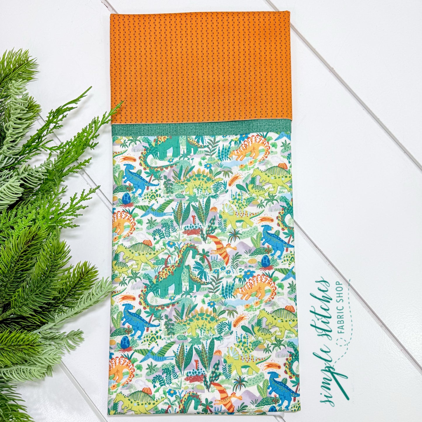 Prehistoric Paradise Pillowcase Kit with Free Pattern