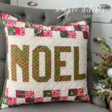 Patchwork Noel Pillow Kit - Scenery Backing