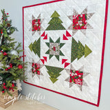 Holiday Adventure Mini Quilt - Red Backing