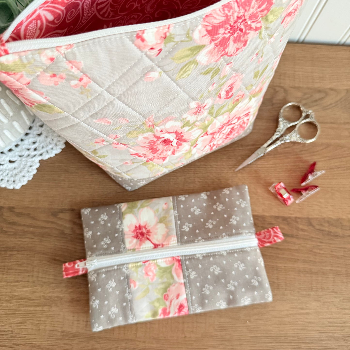 Gray Muse Take Along Project Bags - made by Meg