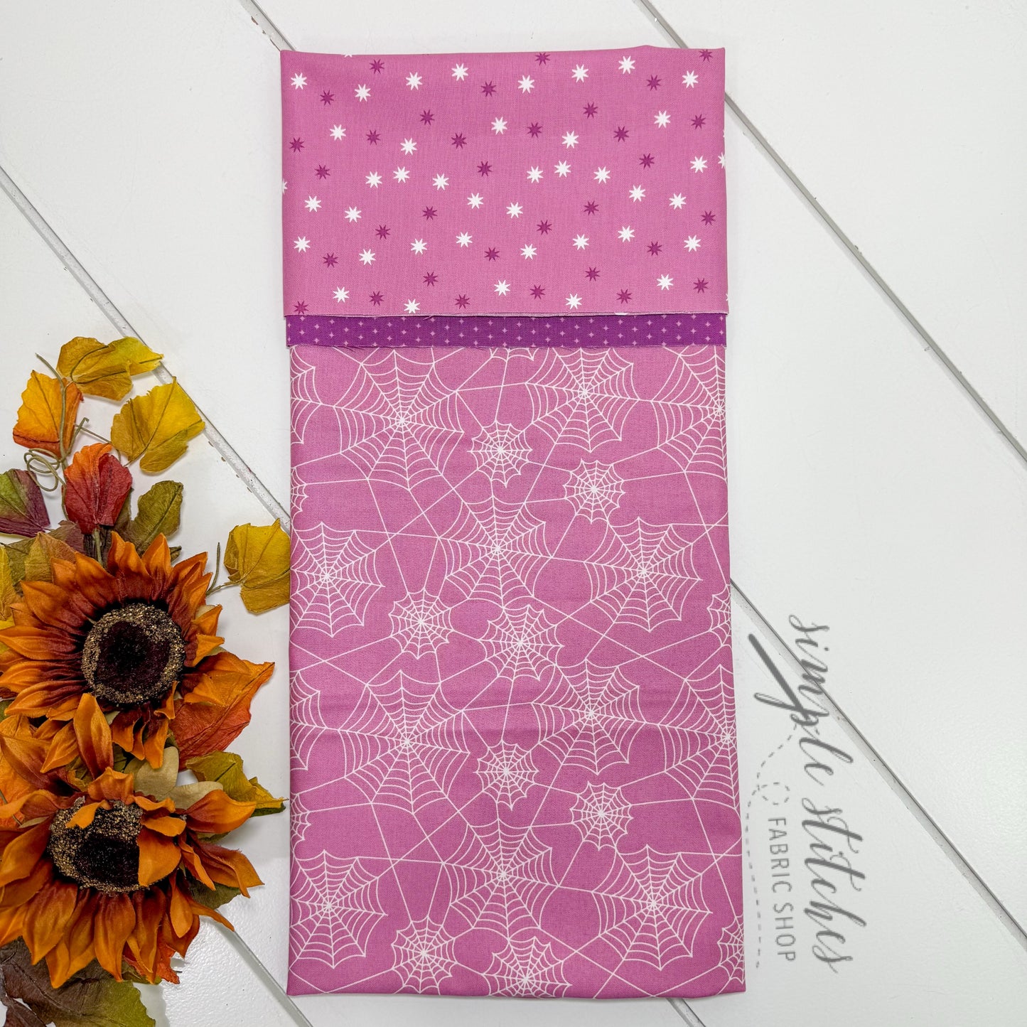 Spider Webs Pillowcase Kit with Free Pattern