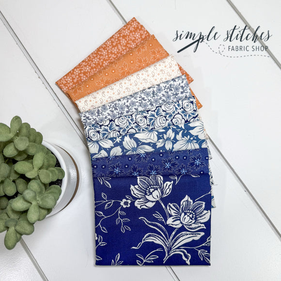 Denim & Daisies Simple Bundle (8) Fat Quarter Bundle