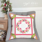 Peaceful Posy Pillow Kit - Dot Backing