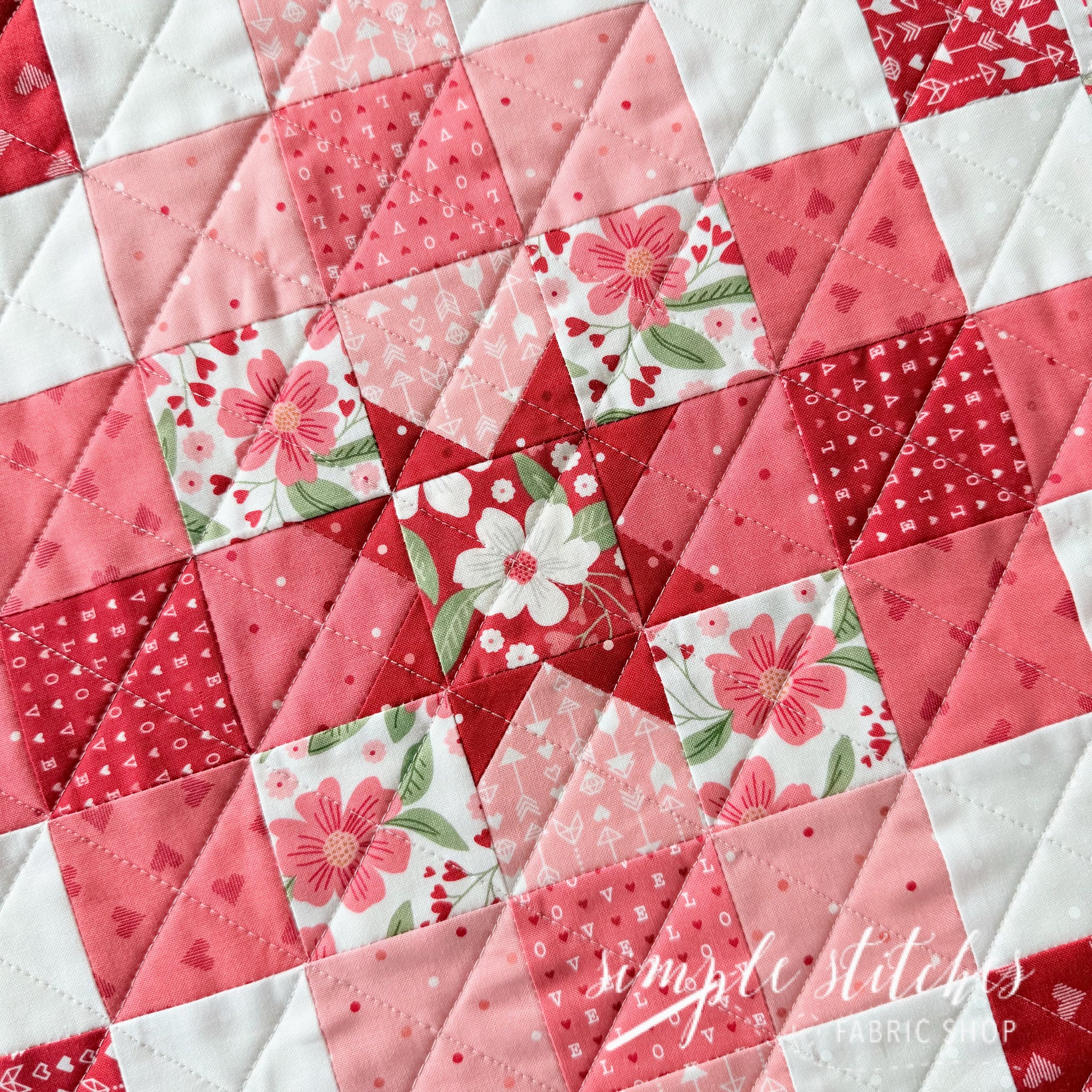 Sunnyside Mini Quilt Paper Pattern – Simple Stitches Fabric Shop, LLC