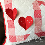 Love Song Pillow or Mini - Large Floral Backing