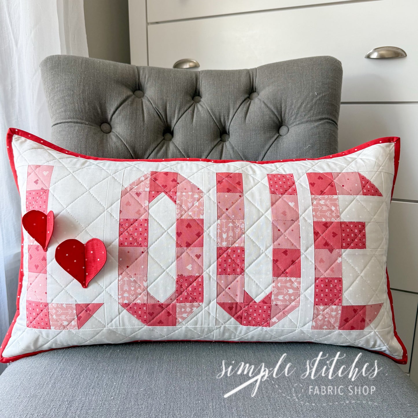 A Love Song Pillow or Mini Paper Pattern