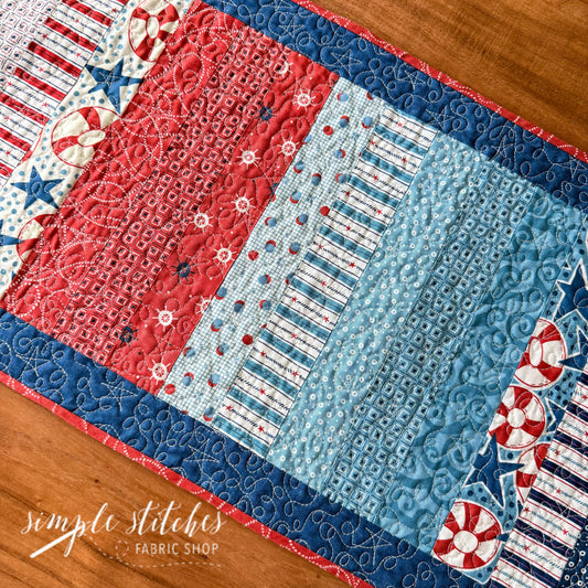 Nautical Runner - made by Janette