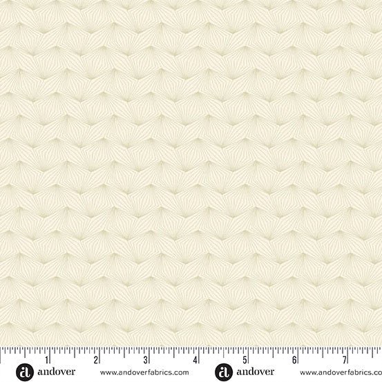 Nightfall Zig Zag Cream Yardage for Andover - A-10205-L- PRICE PER 1/2 YARD