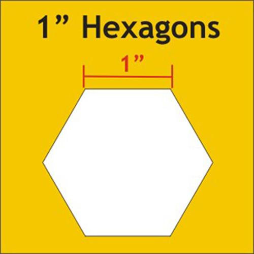Paper Piece Hexagons Pack 1"- 600pc