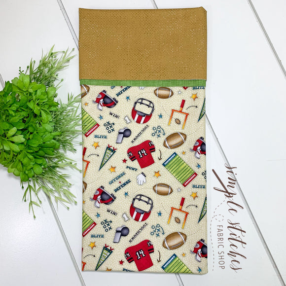 Football Standard Pillowcase Kit with Free Pattern