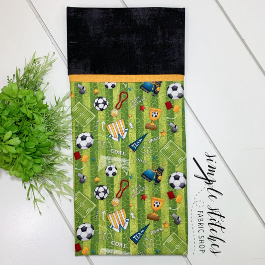 Soccer Goal Standard Pillowcase Kit with Free Pattern