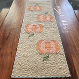 Pumpkin Stack Table Runner Kit - Cream Backing