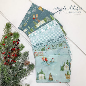 Magical Winterland Blue Simple Bundle (11) Fat Quarters