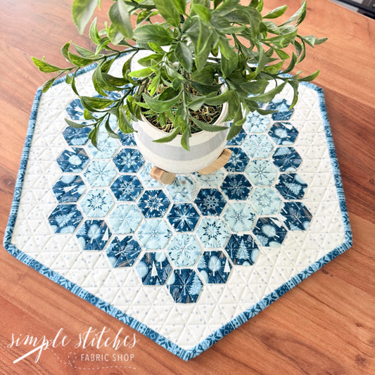 Winter Magic Hexie Topper Kit