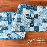 Mini Brick Road Table Runner - Made by Janette