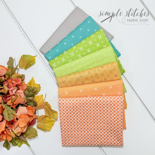 Let's Talk Autumn  - Hands On Design - Simple Bundle (7) Fat Quarter Bundle