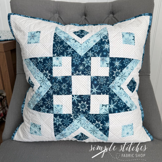 Winter Flurries Pillow Pattern