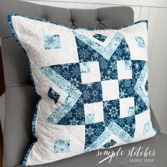 Winter Flurries Pillow Pattern