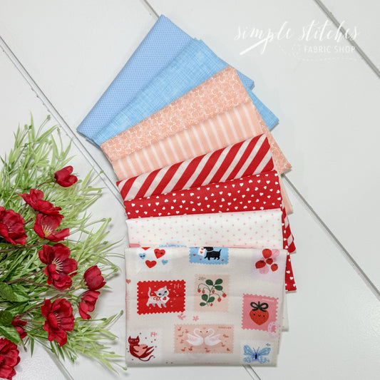 Flirty Valentine Simple Bundle (8) Fat Quarter Bundle