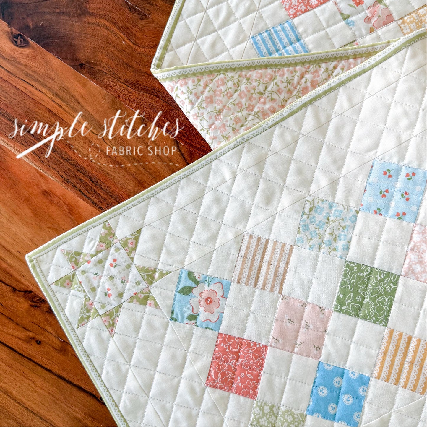Checkers and Stars Paper Pattern