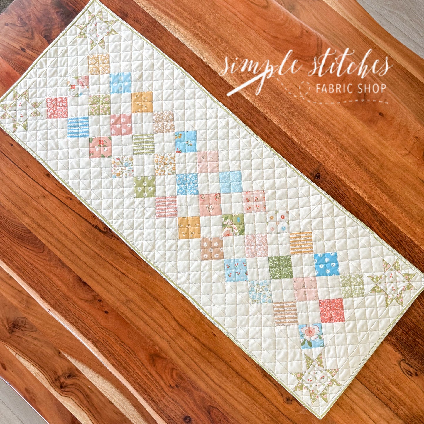 Checkers and Stars Paper Pattern