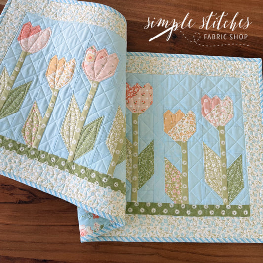 Spring Tulip Runner FINISHING PDF Pattern