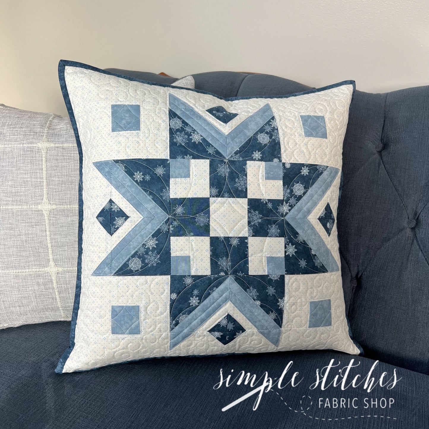 Winter Flurries Pillow Pattern