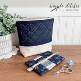 Hand Stitched Project Bag Set - made by Myra