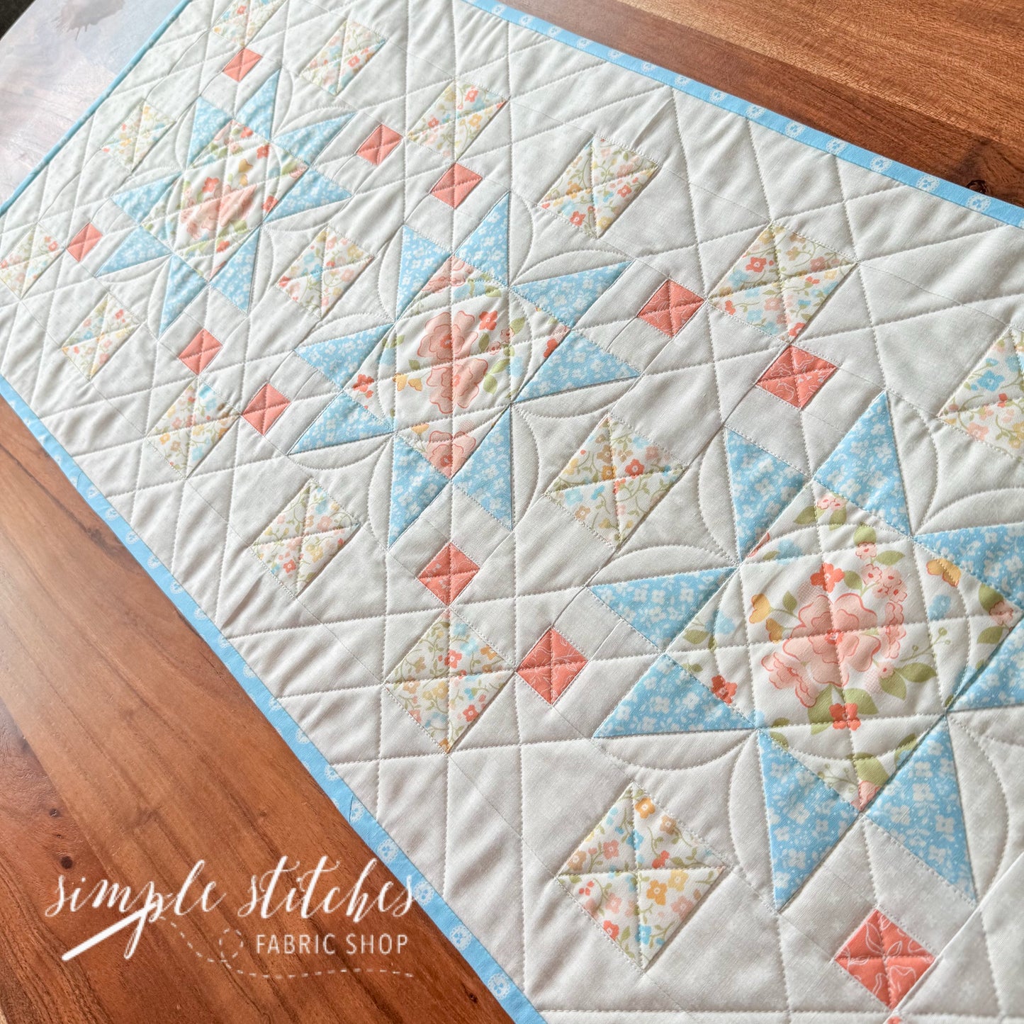Serenity Runner Kit - Dainty Meadow Peach Backing